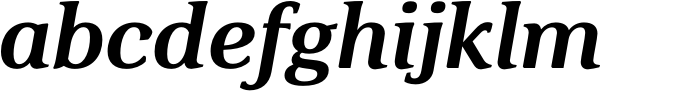 Nena Serif Bold Italic Font LOWERCASE