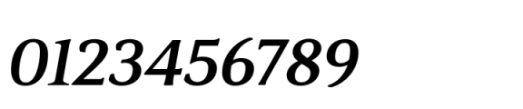 Nena Serif Medium Italic Font OTHER CHARS