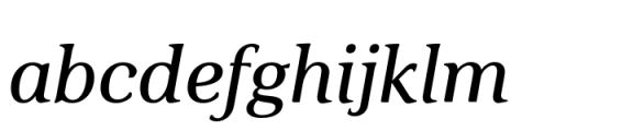 Nena Serif Regular Italic Font LOWERCASE