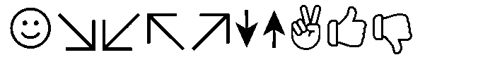 Neo Forma Icons Regular Font OTHER CHARS