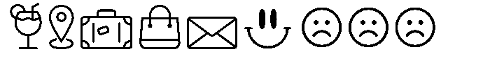 Neo Forma Icons Regular Font LOWERCASE