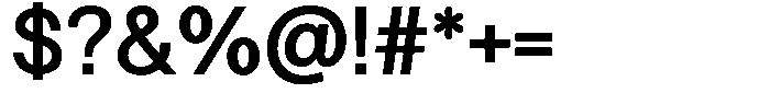 Neo Forma Sans Bold Font OTHER CHARS