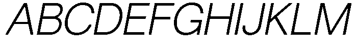 Neo Forma Sans Italic Font UPPERCASE