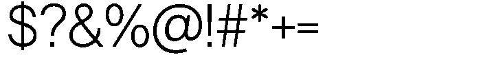 Neo Forma Sans Regular Font OTHER CHARS