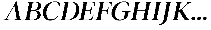 Neo Forma Serif Bold Italic Font UPPERCASE
