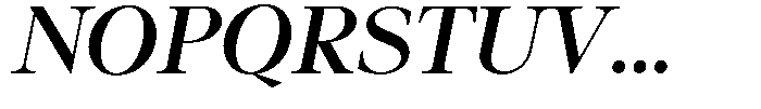 Neo Forma Serif Bold Italic Font UPPERCASE
