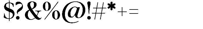 Neo Forma Serif Bold Font OTHER CHARS