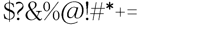 Neo Forma Serif Regular Font OTHER CHARS