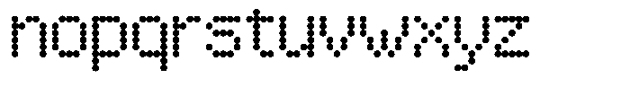 Neo Geo Ball Font LOWERCASE