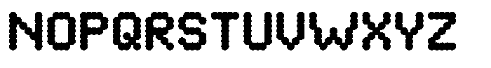 Neo Geo Black Ball Font UPPERCASE