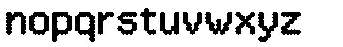 Neo Geo Black Ball Font LOWERCASE