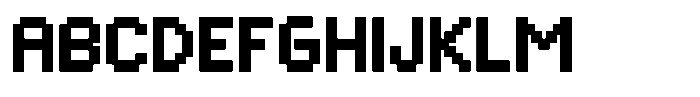 Neo Geo Black Square Font UPPERCASE
