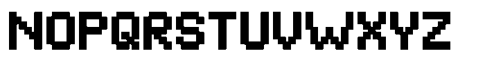 Neo Geo Black Square Font UPPERCASE