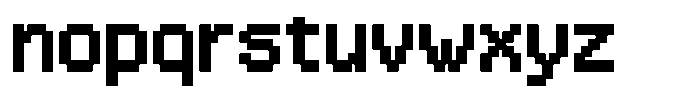Neo Geo Black Square Font LOWERCASE