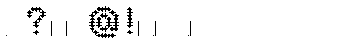 Neo Geo Black Star Font OTHER CHARS
