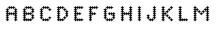 Neo Geo Black Star Font UPPERCASE