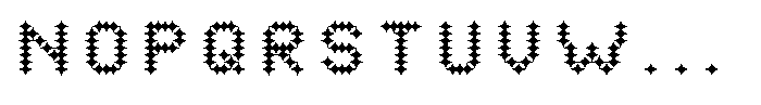 Neo Geo Black Star Font UPPERCASE