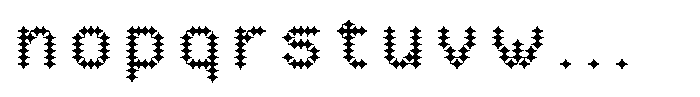 Neo Geo Black Star Font LOWERCASE