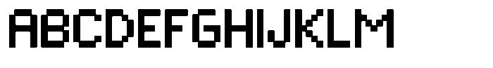 Neo Geo Mid Square Font UPPERCASE