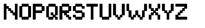 Neo Geo Mid Square Font UPPERCASE
