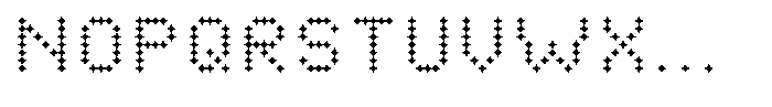 Neo Geo Mid Star Font UPPERCASE