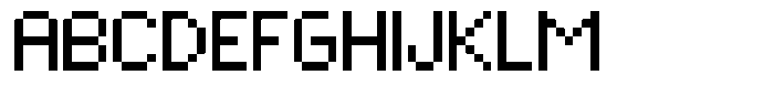 Neo Geo Square Font UPPERCASE