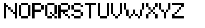 Neo Geo Square Font UPPERCASE