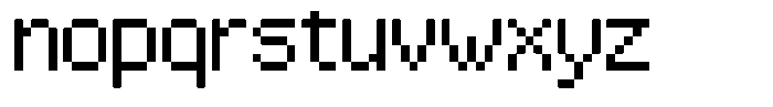 Neo Geo Square Font LOWERCASE