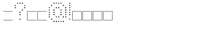 Neo Geo Star Font OTHER CHARS