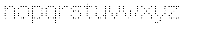 Neo Geo Star Font LOWERCASE