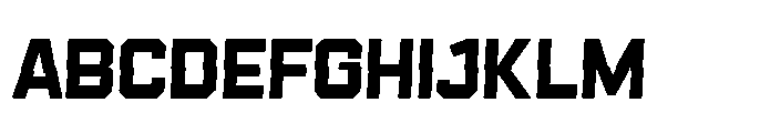 Neo Glitch Font UPPERCASE
