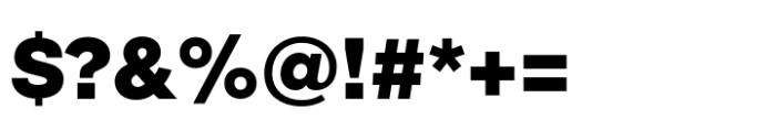 Neo Grotesk Black Font OTHER CHARS