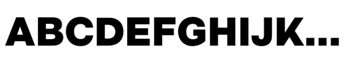 Neo Grotesk Black Font UPPERCASE