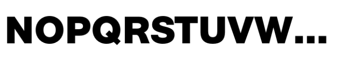 Neo Grotesk Black Font UPPERCASE