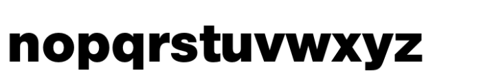 Neo Grotesk Black Font LOWERCASE