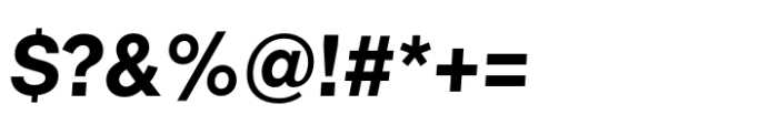 Neo Grotesk Bold Oblique Font OTHER CHARS