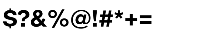 Neo Grotesk Bold Font OTHER CHARS