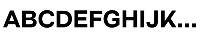 Neo Grotesk Bold Font UPPERCASE