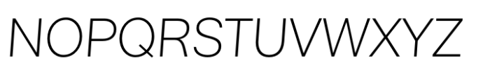 Neo Grotesk Light Oblique Font UPPERCASE