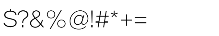 Neo Grotesk Light Font OTHER CHARS