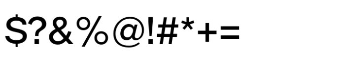 Neo Grotesk Medium Font OTHER CHARS
