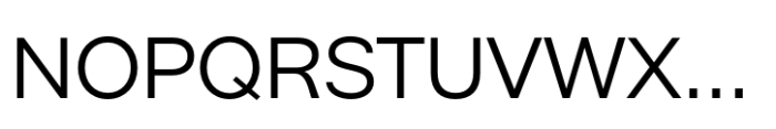 Neo Grotesk Regular Font UPPERCASE
