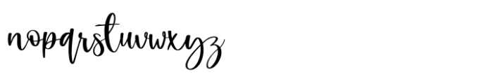 Neo Namoni Script Font LOWERCASE
