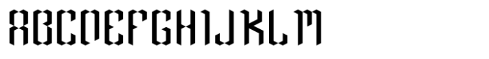 Neo Paralletter Font UPPERCASE