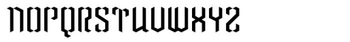 Neo Paralletter Font UPPERCASE