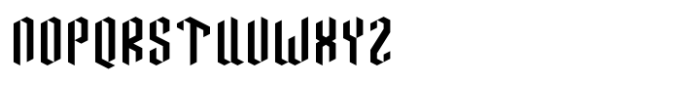 Neo Paralletter Font LOWERCASE