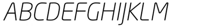 Neo Sans Light Italic Font UPPERCASE