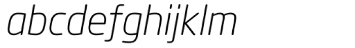 Neo Sans Light Italic Font LOWERCASE