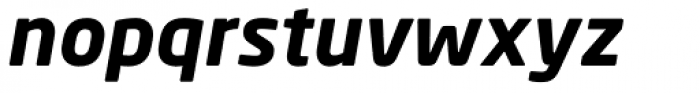 Neo Sans Paneuropean W1G Bold Italic Font LOWERCASE