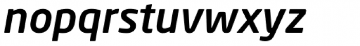 Neo Sans Paneuropean W1G Medium Italic Font LOWERCASE